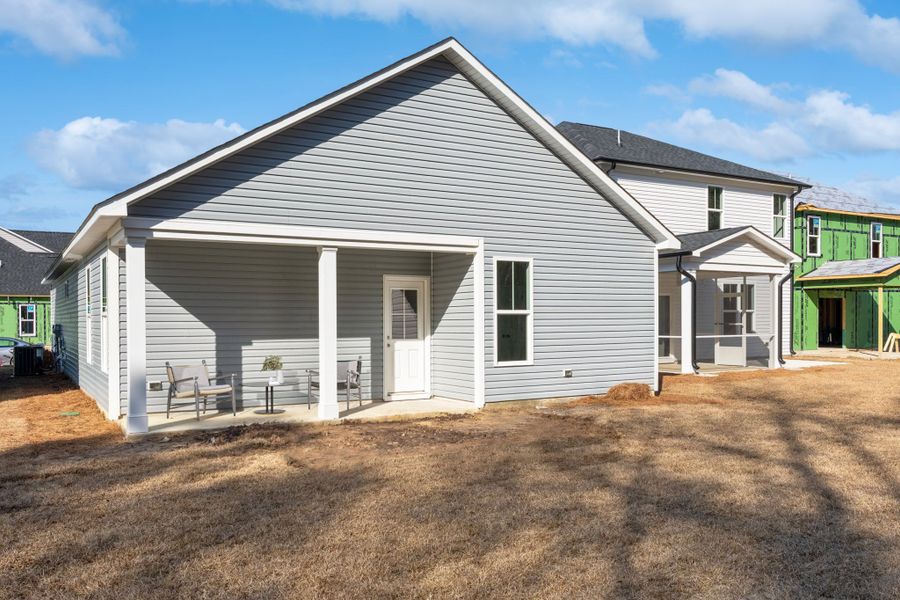 Representative exterior details of a home built from the Palm by Stevens Fine Homes in River Hills, Shallotte (Image 3).