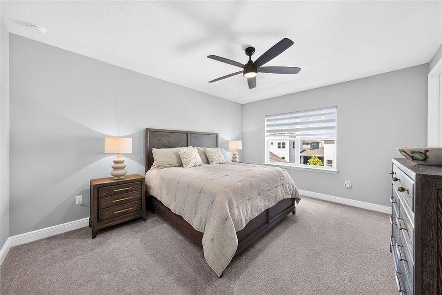 Furnished interior view inside a new home in Laureate Park, Orlando (Image 38). Furnished interior view inside a new home in Laureate Park, Orlando (Image 38).