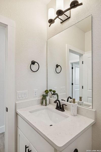 Furnished interior view inside a new home in , Fischer (Image 13).