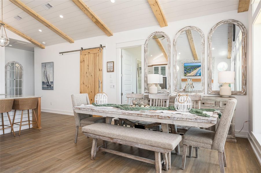 Furnished interior view inside a new home in , Bolivar Peninsula (Image 18).