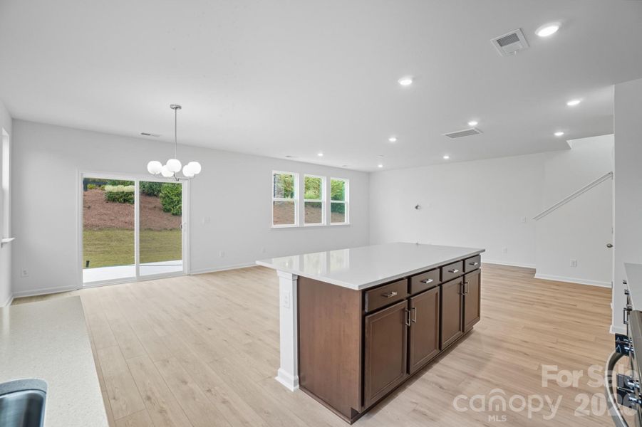 Furnished interior view inside a new home in Bellina, York (Image 9).