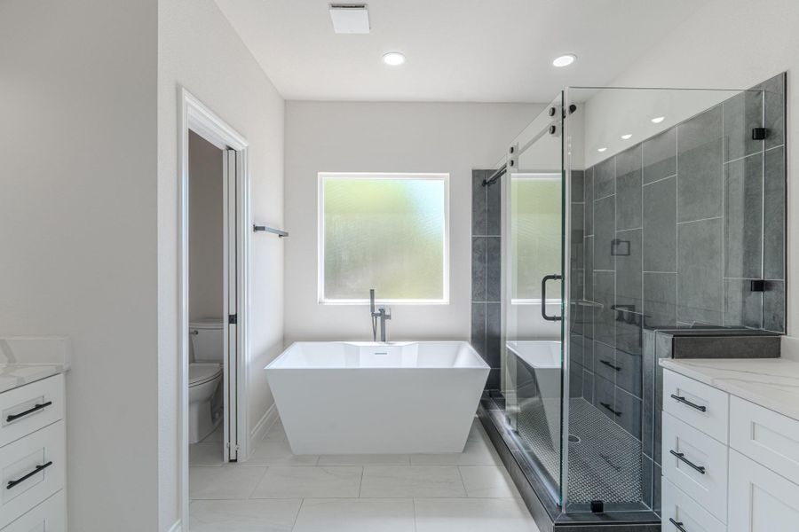 Furnished interior view inside a new home in , Houston (Image 7).