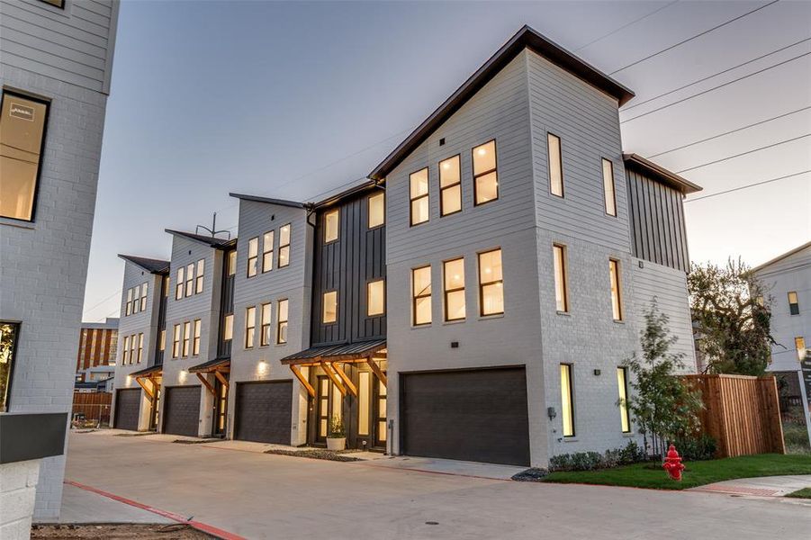 Front exterior of a new home in , Farmers Branch, TX, highlighting curb appeal (Image 15). Front exterior of a new home in , Farmers Branch, TX, highlighting curb appeal (Image 15).
