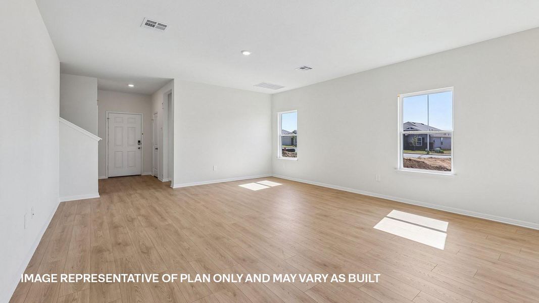 Spacious, unfurnished interior of a new home in Carillon, Manor (Image 12).