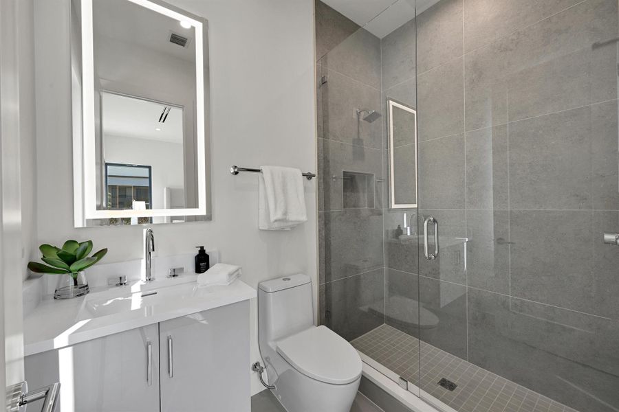 Furnished interior view inside a new home in , Delray Beach (Image 15).