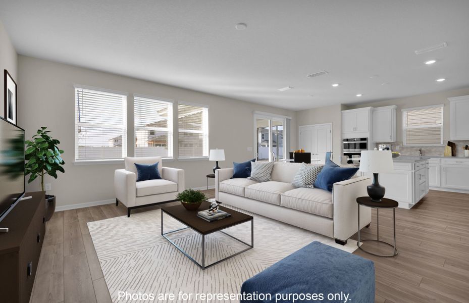 Furnished interior view inside a new home in The Preserve at Bannon Lakes, St. Augustine (Image 4).