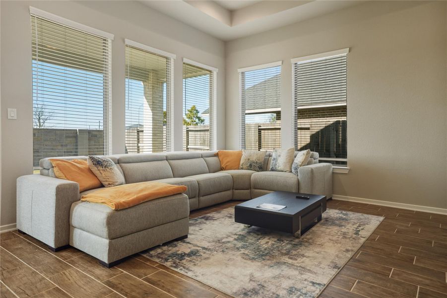 Furnished interior view inside a new home in , Fulshear (Image 17). Furnished interior view inside a new home in , Fulshear (Image 17).
