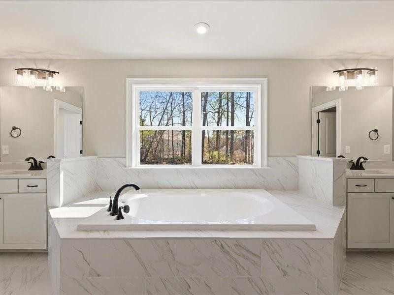 Furnished interior view inside a new home in Ford Landing, Acworth (Image 11).