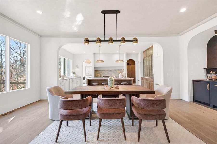 Furnished interior view inside a new home in , Atlanta (Image 46). Furnished interior view inside a new home in , Atlanta (Image 46).