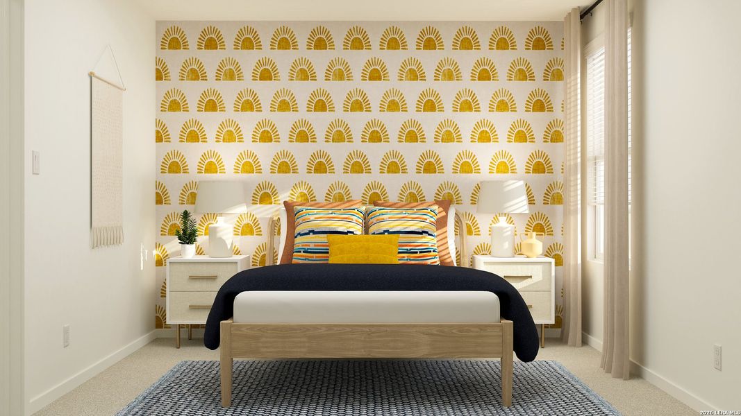 Furnished interior view inside a new home in , San Antonio (Image 36).