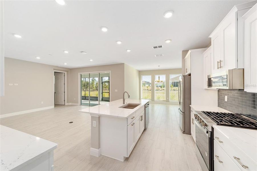 Furnished interior view inside a new home in On Top of the World Communities, Ocala (Image 5).