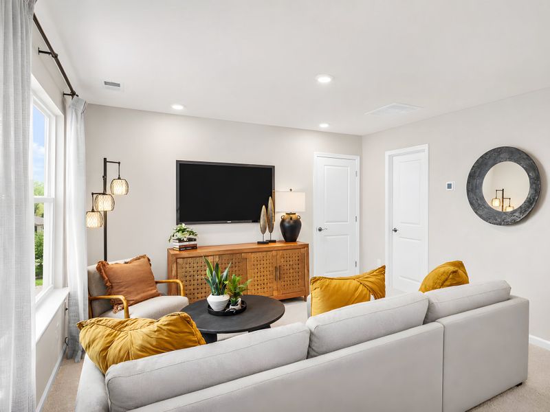Representative furnished interior of a home built from the The Cherry Grove by Chesapeake Homes in Heritage Park at Longs, Longs (Image 18).
