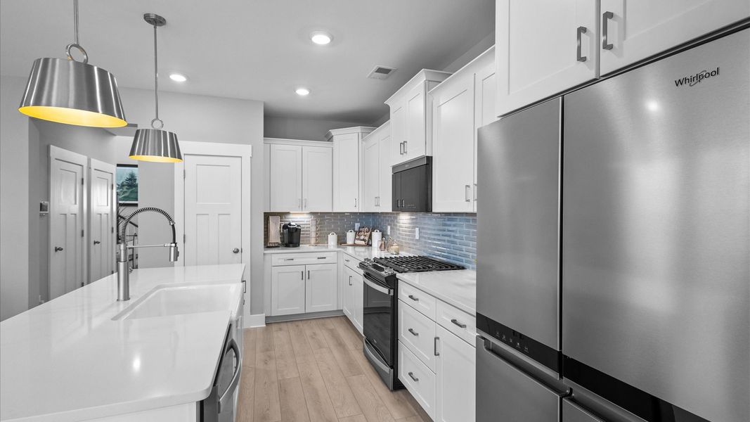 Representative furnished interior of a home built from the Mint by DRB Homes in Pleasant Falls, Moore (Image 15).