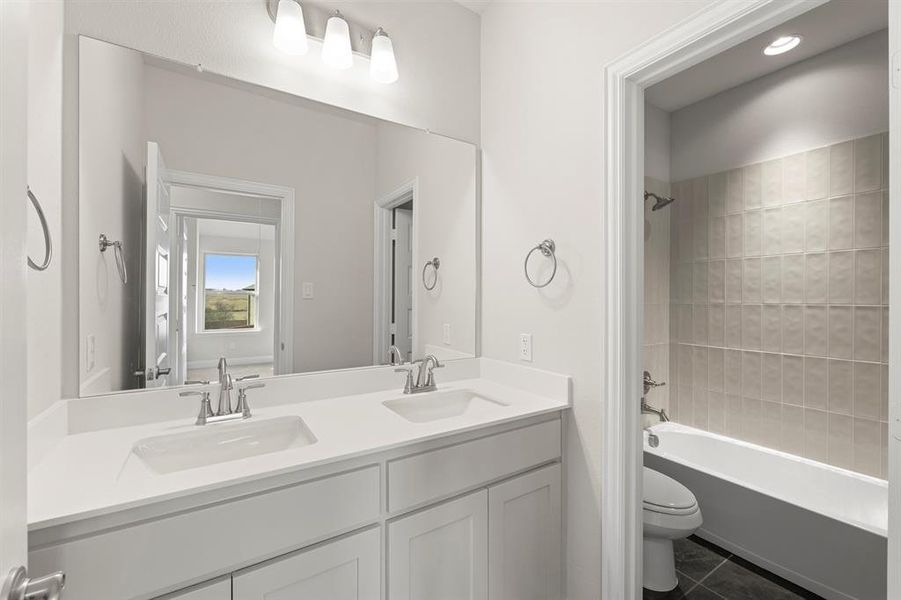 Furnished interior view inside a new home in Brookshire at Legacy Hills, Celina (Image 10).
