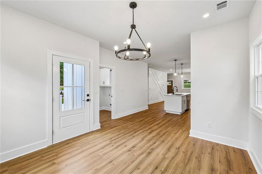 Spacious, unfurnished interior of a new home in , Flowery Branch (Image 25). Spacious, unfurnished interior of a new home in , Flowery Branch (Image 25).