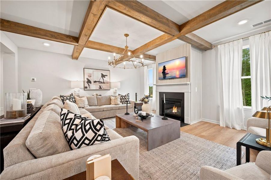 Furnished interior view inside a new home in Everson, Snellville (Image 37).