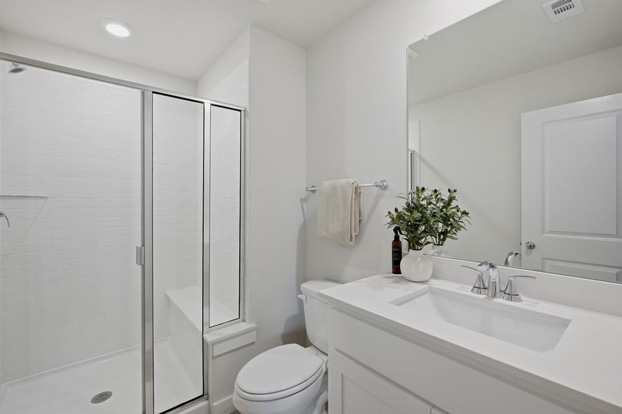 Representative furnished interior of a home built from the The Albany by Lillian Custom Homes in Tabor Ranch, Ponder (Image 34).