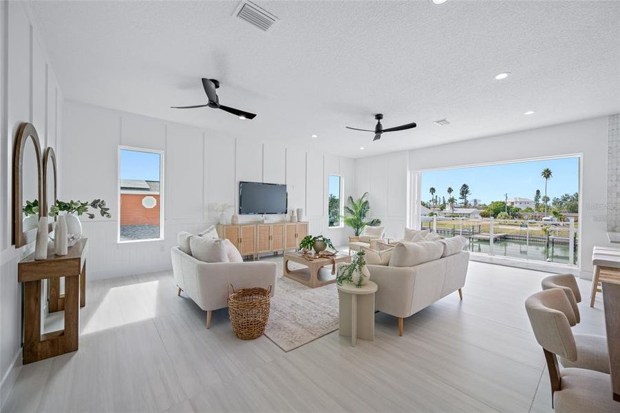 Furnished interior view inside a new home in , Madeira Beach (Image 54).