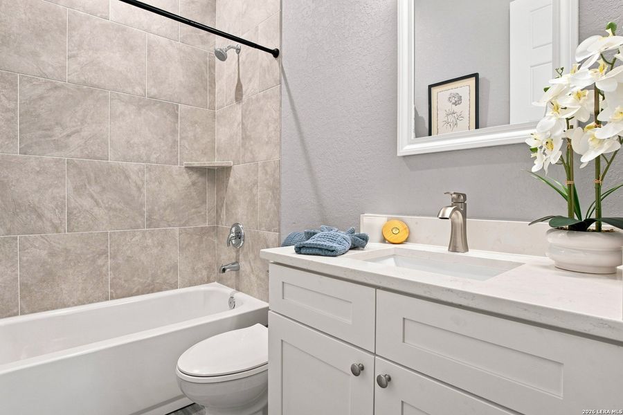 Furnished interior view inside a new home in , San Antonio (Image 4).
