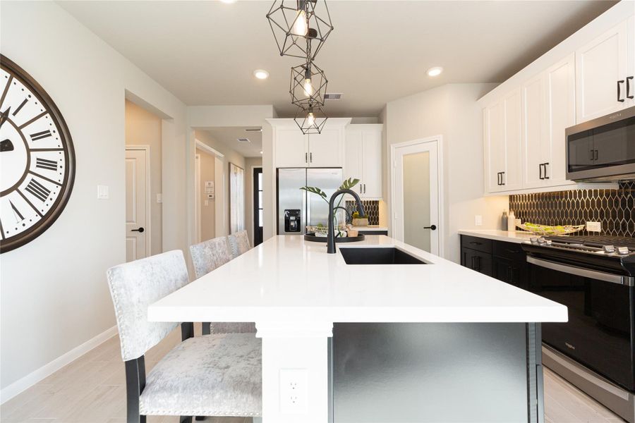 Furnished interior view inside a new home in , Conroe (Image 6).