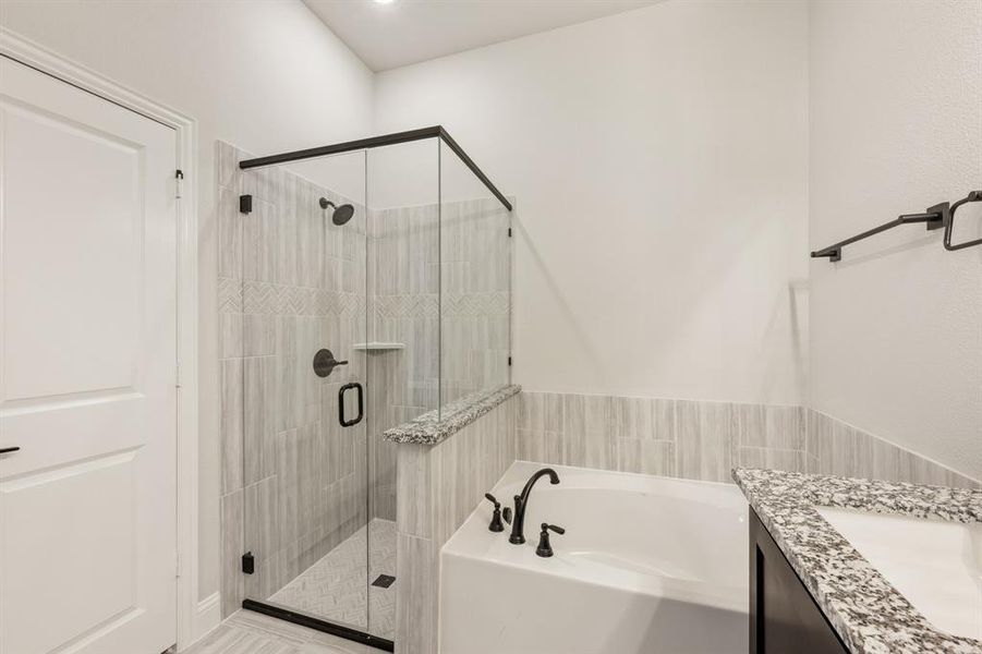 Furnished interior view inside a new home in Star Ranch Classic 50, Godley (Image 6).