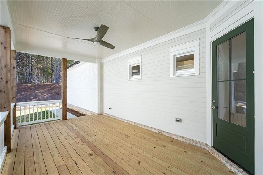 Exterior details and patio area of a home in , Milton (Image 4).