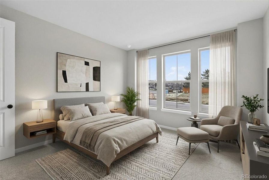 Virtually staged, furniture size & scale may not be accurate.