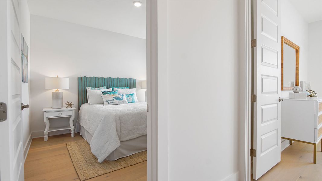 Representative furnished interior of a home built from the Brayden by D.R. Horton in Parkside, Santa Rosa Beach (Image 46).
