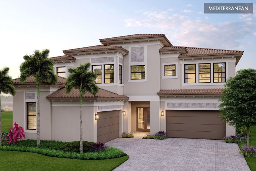 Representative exterior photo of a completed home built from the Zenith by GL Homes in Apex at Avenir, Palm Beach Gardens, FL (Image 14). Representative exterior photo of a completed home built from the Zenith by GL Homes in Apex at Avenir, Palm Beach Gardens, FL (Image 14).