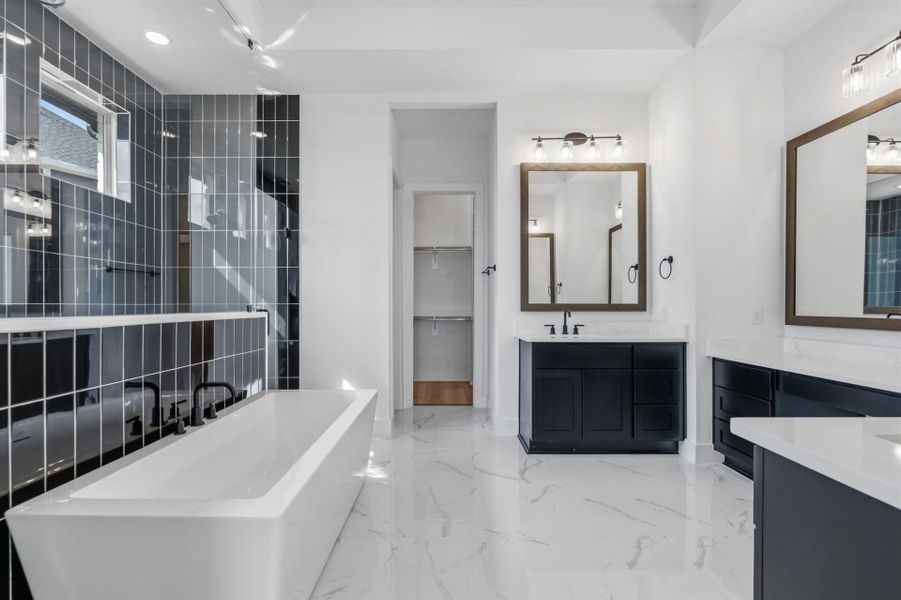 Furnished interior view inside a new home in , Cypress (Image 8).