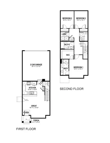 2D floor plan layout of this home in Tailholt, Severance, CO (Image 3).