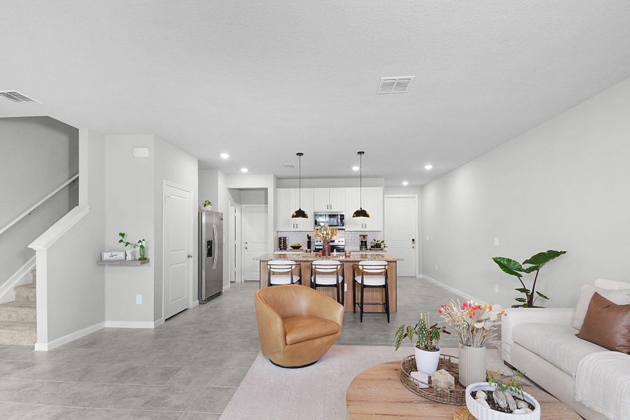 Furnished interior view inside a new home in Edgewater Pointe, Stuart (Image 13).