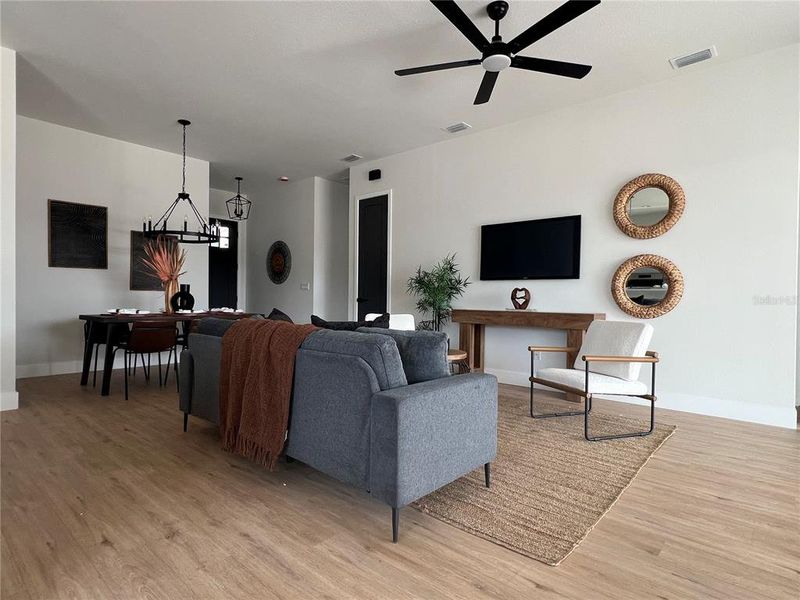 Furnished interior view inside a new home in , Deltona (Image 7). Furnished interior view inside a new home in , Deltona (Image 7).