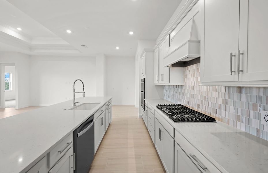 Furnished interior view inside a new home in TerraWalk at Babcock Ranch, Alva (Image 8).