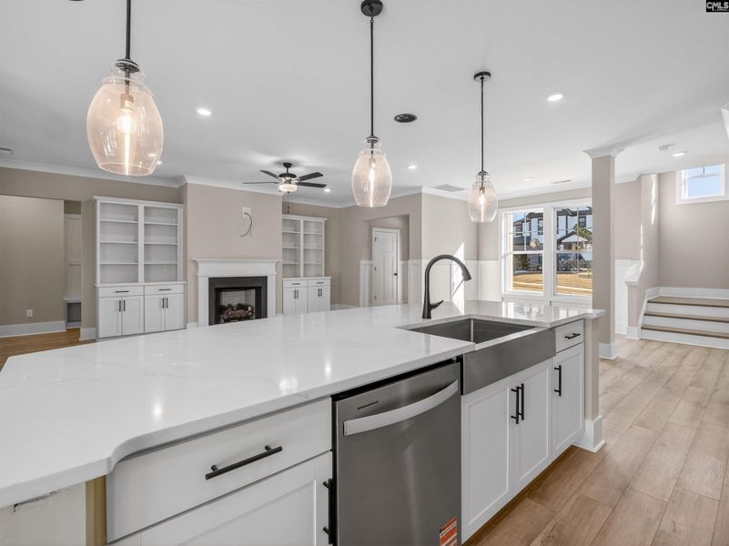 Furnished interior view inside a new home in Collins Cove, Chapin (Image 5).