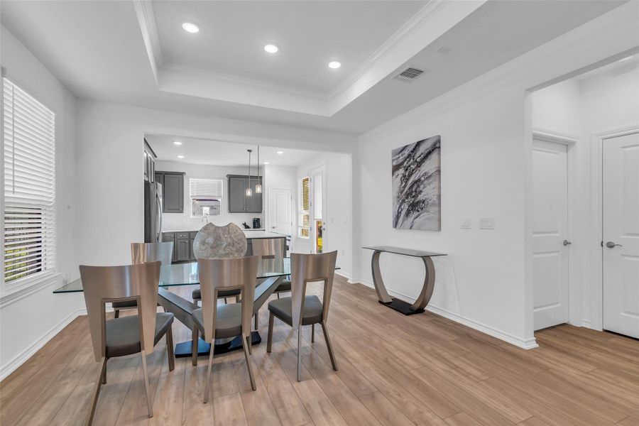 Furnished interior view inside a new home in , Fulshear (Image 28).