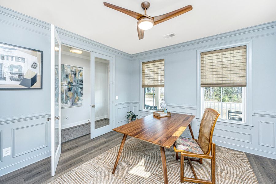 Furnished interior view inside a new home in , Awendaw (Image 12).