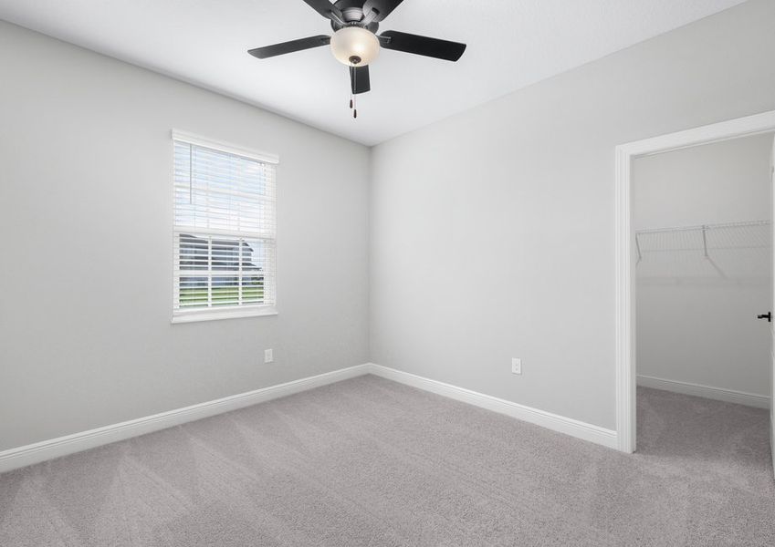 Each secondary bathroom comes with plush carpeting Each secondary bathroom comes with plush carpeting