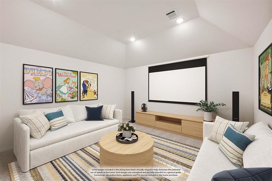 Furnished interior view inside a new home in Villages of Hurricane Creek, Anna (Image 8).