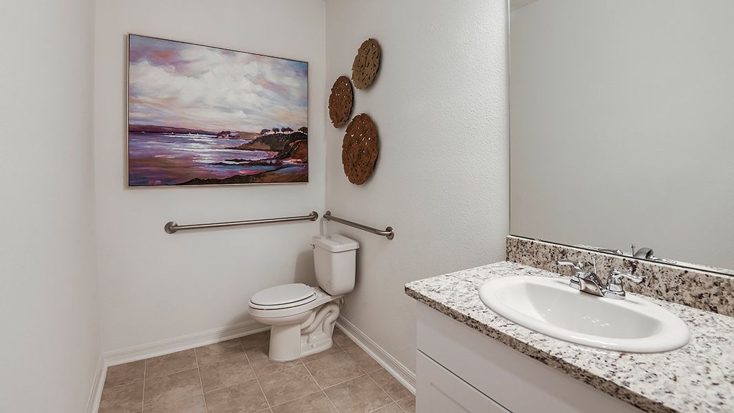 Furnished interior view inside a new home in Coopers Meadow, Jacksonville (Image 11). Furnished interior view inside a new home in Coopers Meadow, Jacksonville (Image 11).