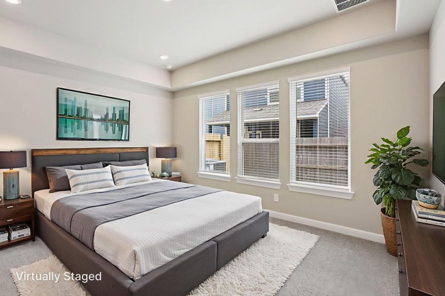 Furnished interior view inside a new home in Kemah Crossing - Luxe Series, Kemah (Image 17). Furnished interior view inside a new home in Kemah Crossing - Luxe Series, Kemah (Image 17).