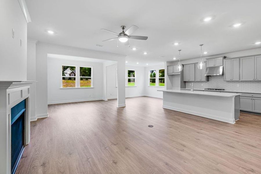 Spacious, unfurnished interior of a new home in Reserve at Hickory Walk, Kennesaw (Image 15). Spacious, unfurnished interior of a new home in Reserve at Hickory Walk, Kennesaw (Image 15).