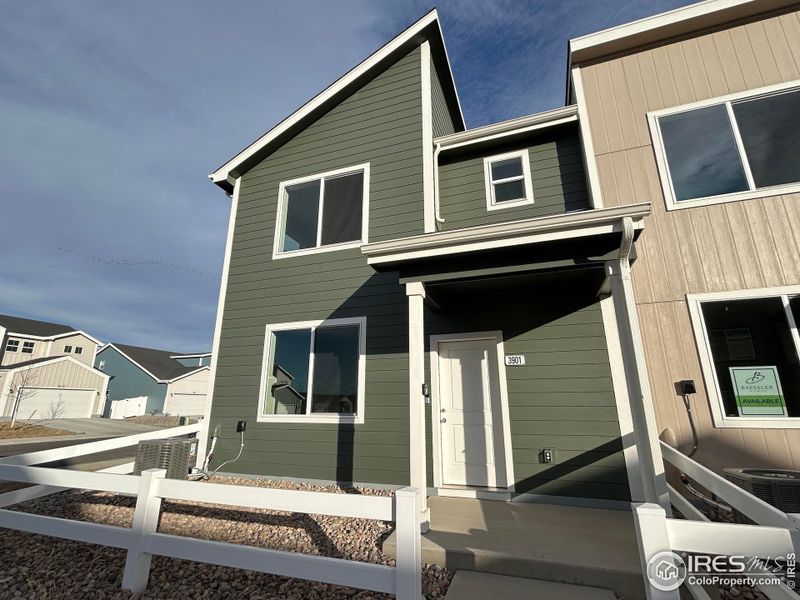 Exterior details and patio area of a home in Liberty Draw, Evans (Image 11).