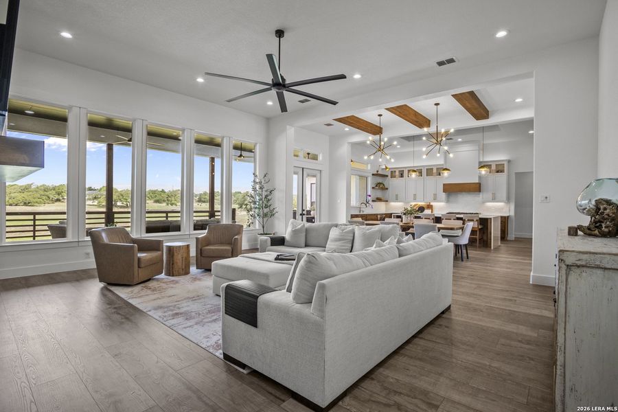 Furnished interior view inside a new home in , Bulverde (Image 33).