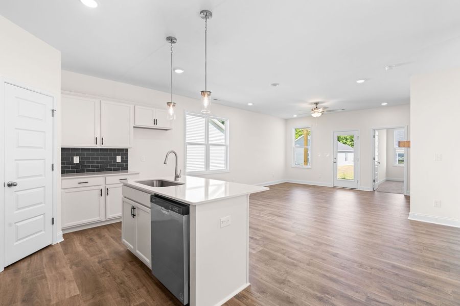 Representative furnished interior of a home built from the The Garland by RiverWILD Homes in Sawyer Ridge, Dunn (Image 4).