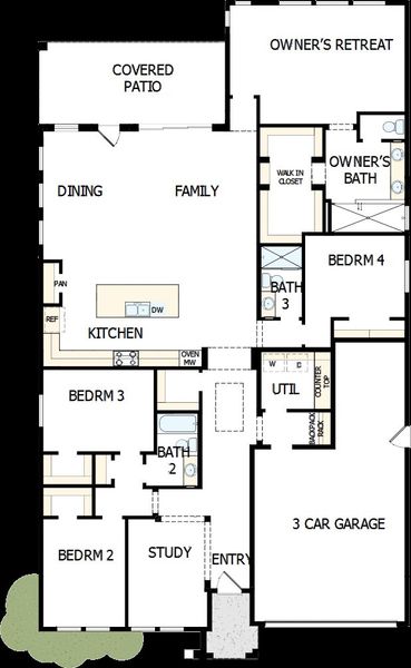 2D floor plan layout of this home in Alston at Soleo, San Tan Valley, AZ (Image 2). 2D floor plan layout of this home in Alston at Soleo, San Tan Valley, AZ (Image 2).