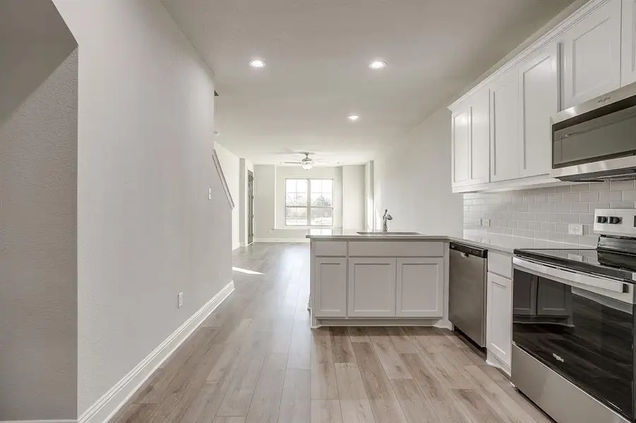 Furnished interior view inside a new home in Knight's Landing on Eden Road, Arlington (Image 7).