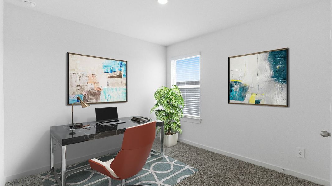 Representative furnished interior of a home built from the Walker by D.R. Horton in Tamarron, Brookshire (Image 14).