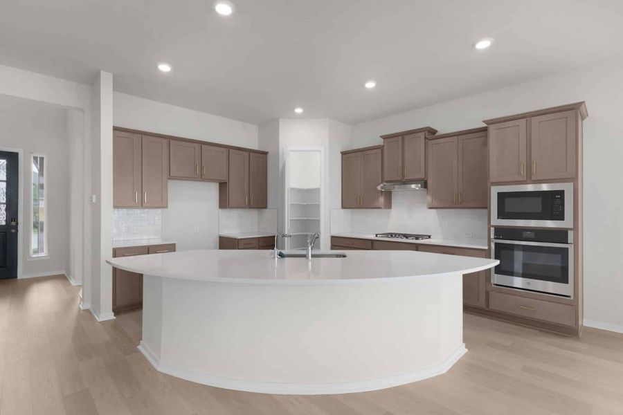 Furnished interior view inside a new home in University Heights, Round Rock (Image 6).