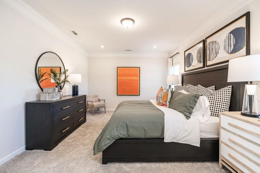 Furnished interior view inside a new home in Duncan Farm, Cartersville (Image 17).
